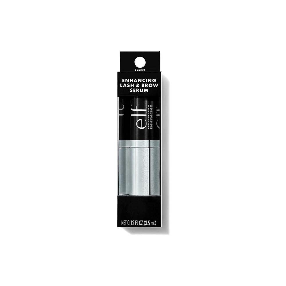 e.l.f. Enhancing Lash & Brow Serum. Promotes Longer-Looking Lashes & Brows. Nourishing & Conditioning Formula. Clear. 0.12 Fl Oz (3.5mL)