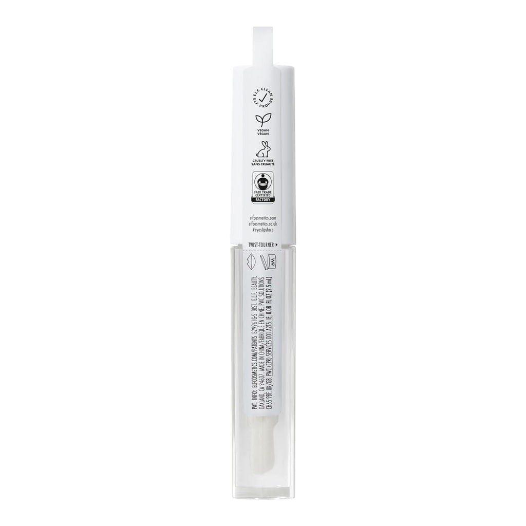 e.l.f. Lip Lacquer. Clear | Hydrating Lip Gloss. Non-Sticky Ultra-Shine with Vitamin A & E. Vegan & Cruelty-Free