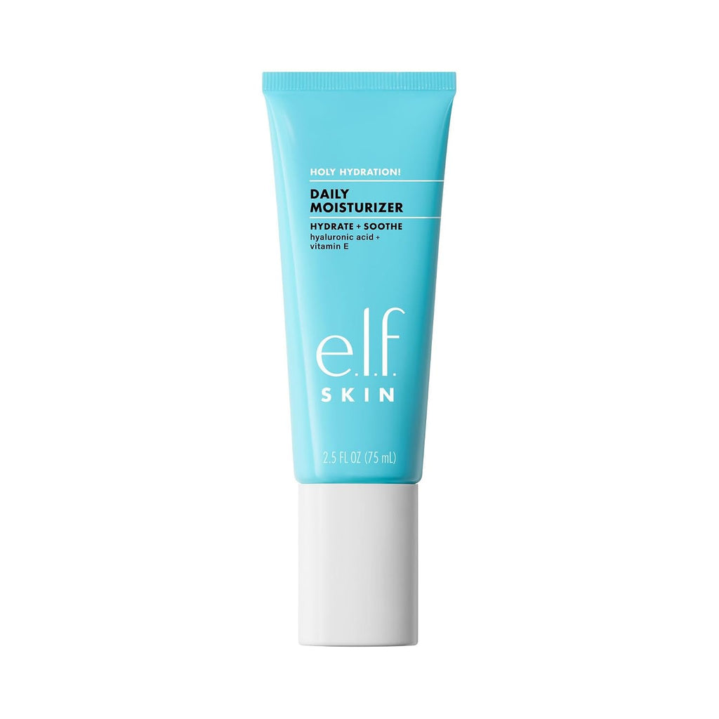 e.l.f. SKIN Holy Hydration! Daily Hydration Moisturizer. 1.7 oz | Hydrating. Lightweight Face Cream with Vitamin E & Hyaluronic Acid for a Nourishing Non-Greasy Feeling. Vegan & Cruelty-Free