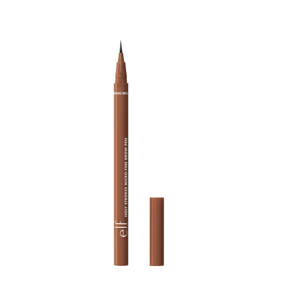e.l.f. Holy Strokes Micro-Fine Brow Pen. Liquid Waterproof Eyebrow Makeup For Detailing & Adding Dimension. Vegan & Cruelty-Free. Soft Brown