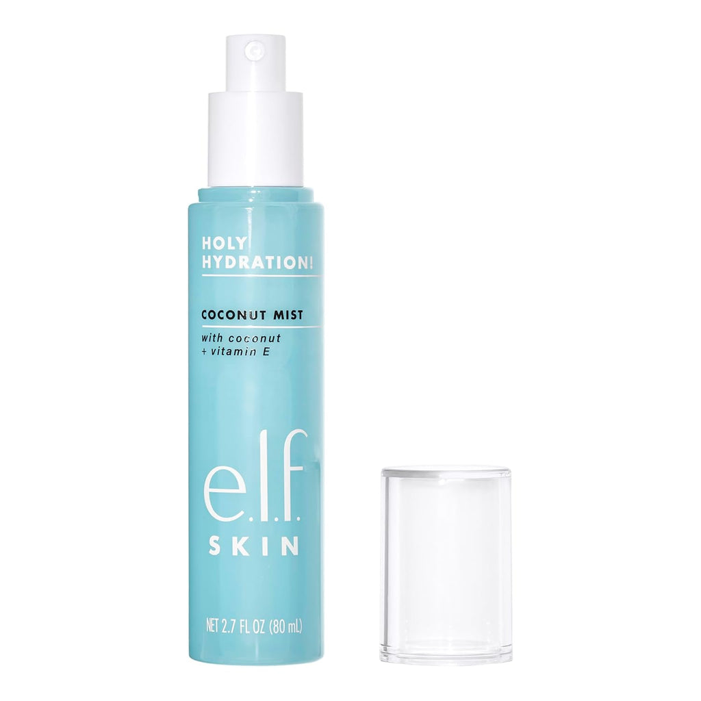 e.l.f. SKIN Holy Hydration! Hydrating Coconut Mist. Refreshes. Soothes & Invigorates Skin. Tropical Scent. 2.7 Fl Oz (Pack of 1)