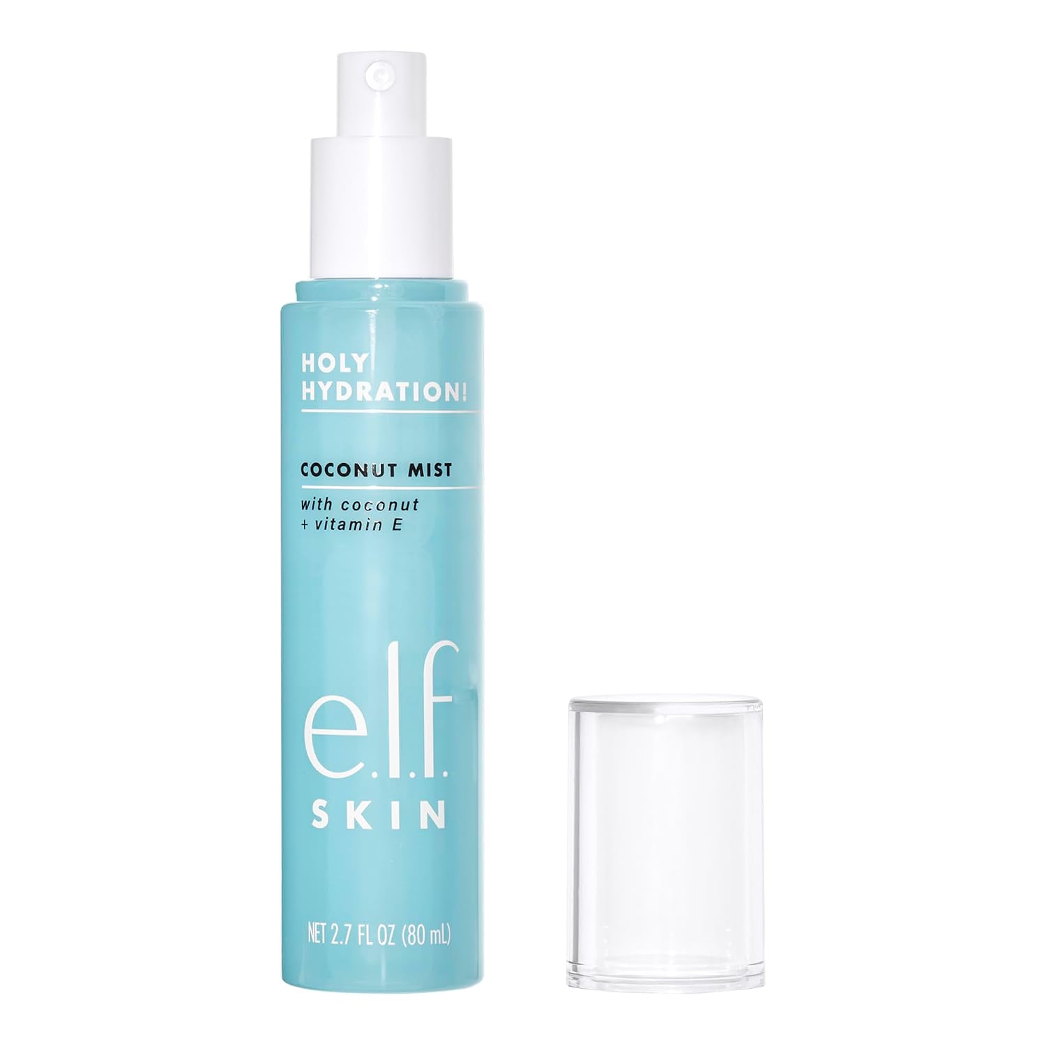 e.l.f. SKIN Holy Hydration! Hydrating Coconut Mist. Refreshes. Soothes & Invigorates Skin. Tropical Scent. 2.7 Fl Oz (Pack of 1)