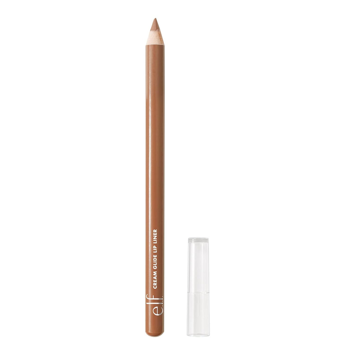 e.l.f. Cream Glide Lip Liner. Creamy High-Pigment. Baddest Beige | Semi-Matte Finish. Creamy Application. Smooth Glide Lip Pencil. Defines & Shapes. Vegan & Cruelty-Free
