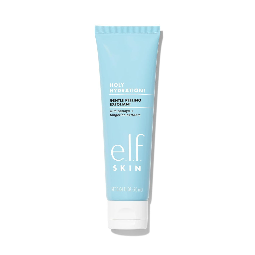 e.l.f. SKIN Holy Hydration! Gentle Peeling Exfoliant. Cleanser. Effective. Easy to Apply. Peels Away Dead Skin. Removes Dirt. Ideal for All Skin Types