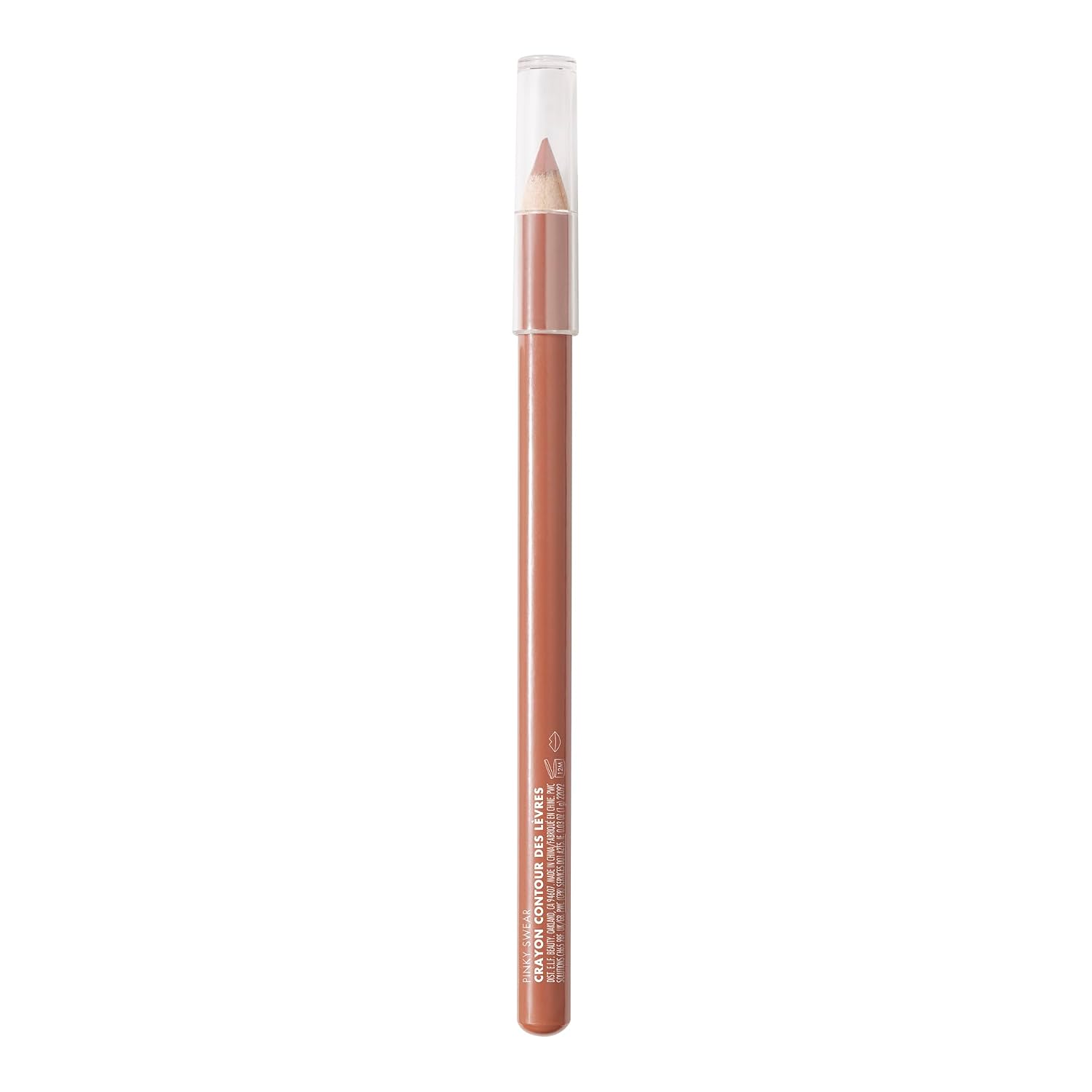 e.l.f. Cream Glide Lip Liner. Creamy High-Pigment. Pinky Swear | Semi-Matte Finish. Creamy Application. Smooth Glide Lip Pencil. Defines & Shapes. Vegan & Cruelty-Free