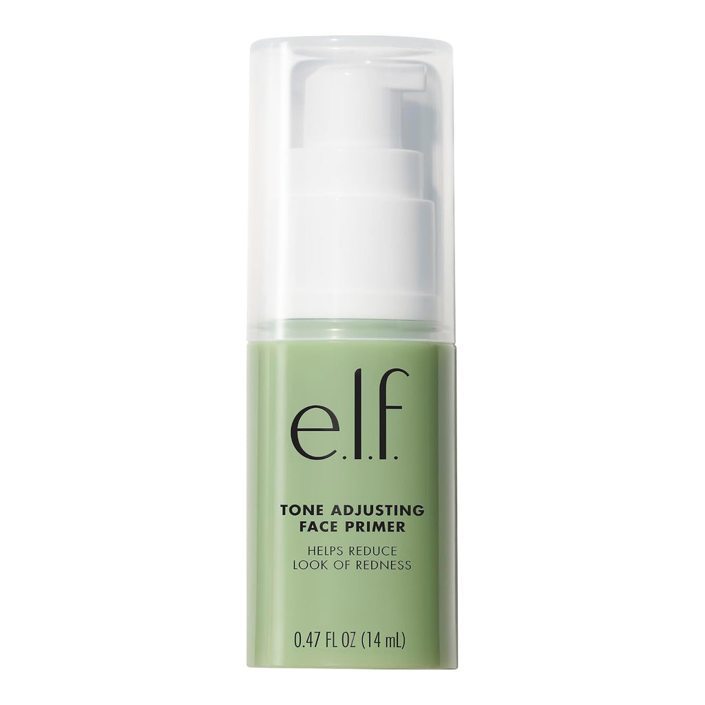 e.l.f. Tone Adjusting Face Primer. Makeup Primer For Neutralizing Uneven Skin Tones & Redness. Grips Makeup To Last. Vegan & Cruelty-free. Small