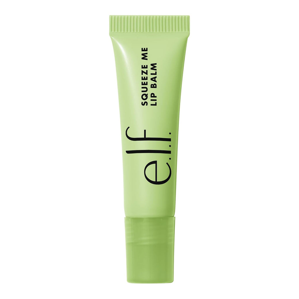 e.l.f. Squeeze Me Lip Balm. Honeydew | Moisturizing Lip Balm For A Sheer Tint Of Color. Infused With Hyaluronic Acid. Vegan & Cruelty-free