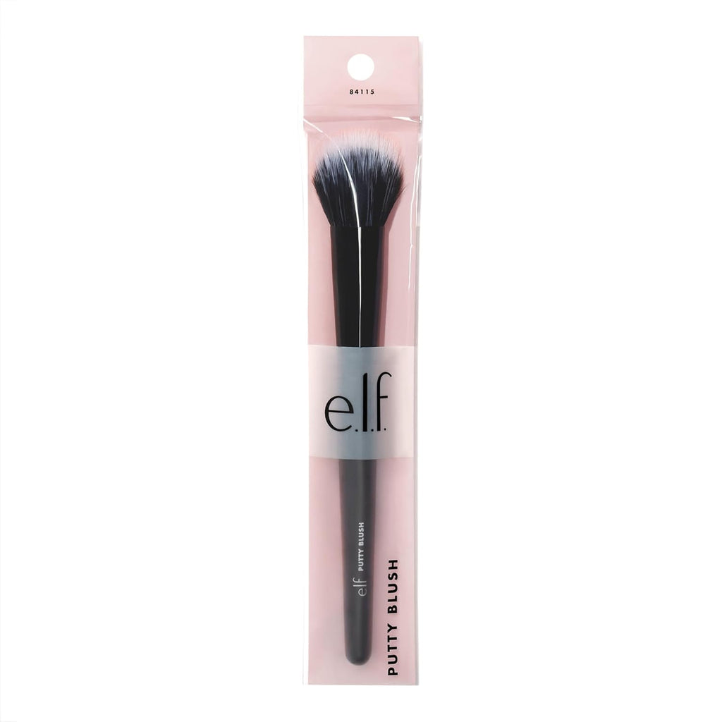 e.l.f. Putty Blush Brush. Makeup Brush For Putty & Cream Formulas. Easily Applies Blush & Bronzer For An Airbrushed Look. Vegan & Cruelty-Free