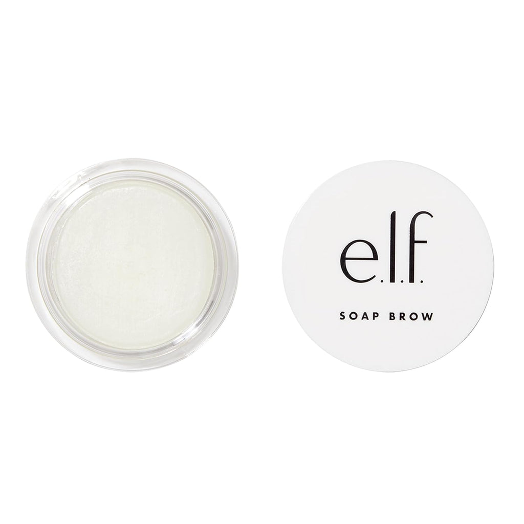 e.l.f. Soap Brow. Clear Brow Pomade For Shaping & Taming Brows To Stay Put. Long-Wear With Firm Hold. Universal Color. Vegan & Cruelty-Free