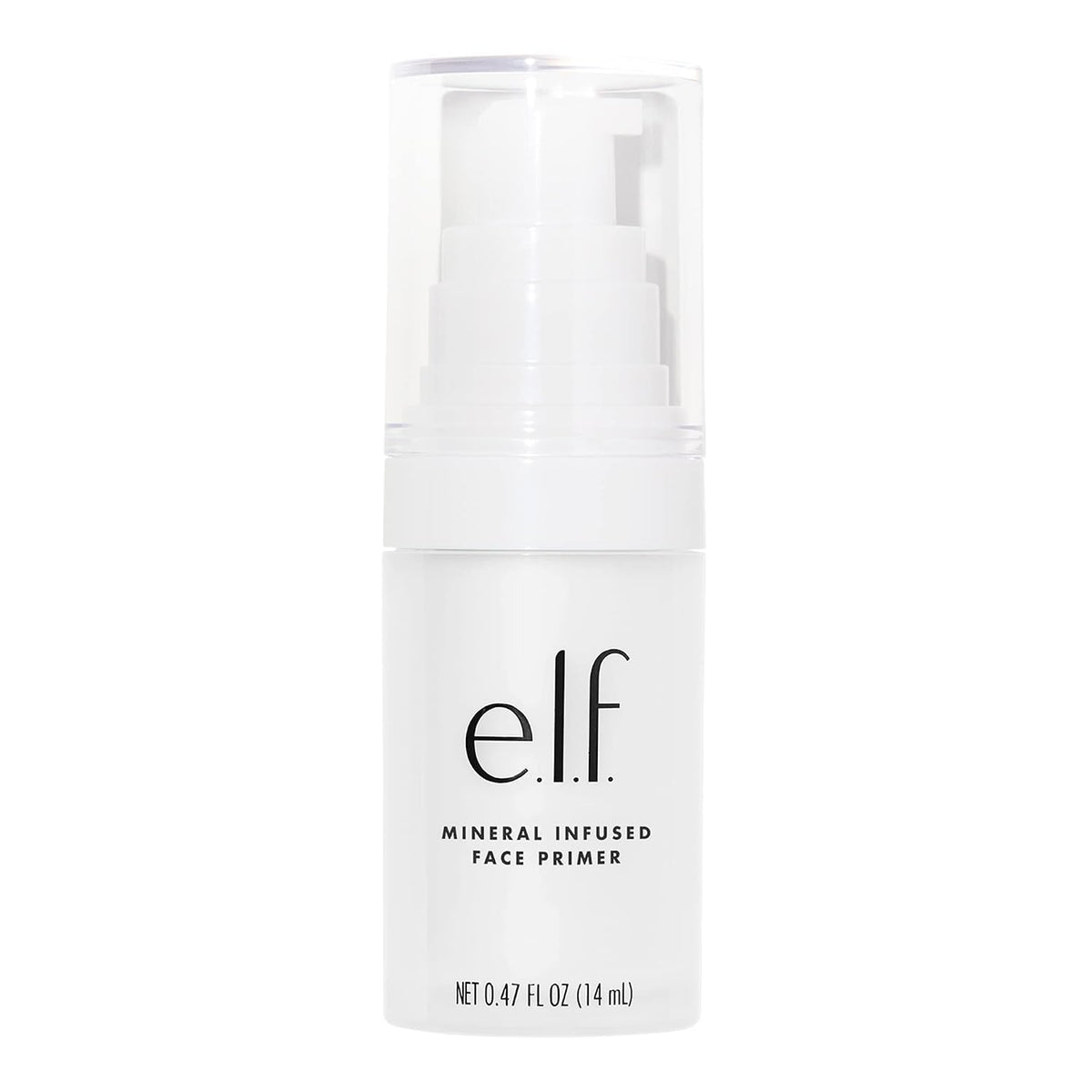 e.l.f. Mineral Infused Face Primer. Primer For A Smooth Foundation Base. Fills In Fine Lines & Refines Complexion. Vegan & Cruelty-free. Small