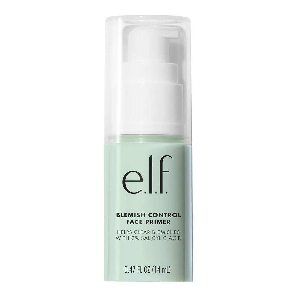 e.l.f. Blemish Control Face Primer. Soothing & Hydrating Makeup Primer For Fighting Blemishes. Grips Makeup To Last. Vegan & Cruelty-free. Small