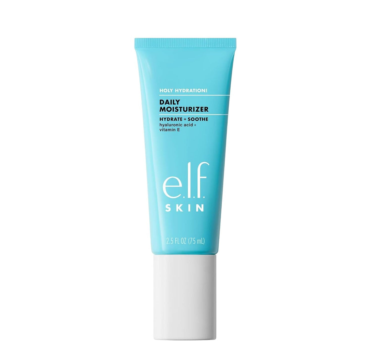 e.l.f. SKIN Holy Hydration! Daily Hydration Moisturizer. 1.7 oz | Hydrating. Lightweight Face Cream with Vitamin E & Hyaluronic Acid for a Nourishing Non-Greasy Feeling. Vegan & Cruelty-Free