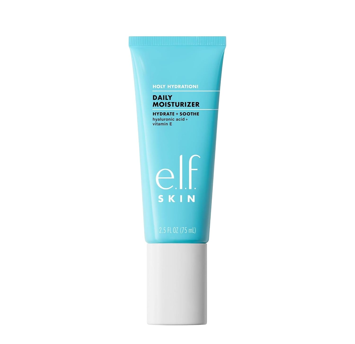 e.l.f. SKIN Holy Hydration! Daily Hydration Moisturizer. 1.7 oz | Hydrating. Lightweight Face Cream with Vitamin E & Hyaluronic Acid for a Nourishing Non-Greasy Feeling. Vegan & Cruelty-Free