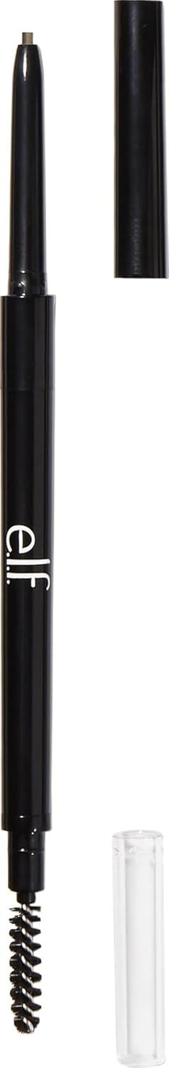 e.l.f. Ultra Precise Brow Pencil. Dual-Ended. Ultra Fine Tip Defines & Fills Eyebrows. Creamy Formula. Vegan & Cruelty-Free. Taupe
