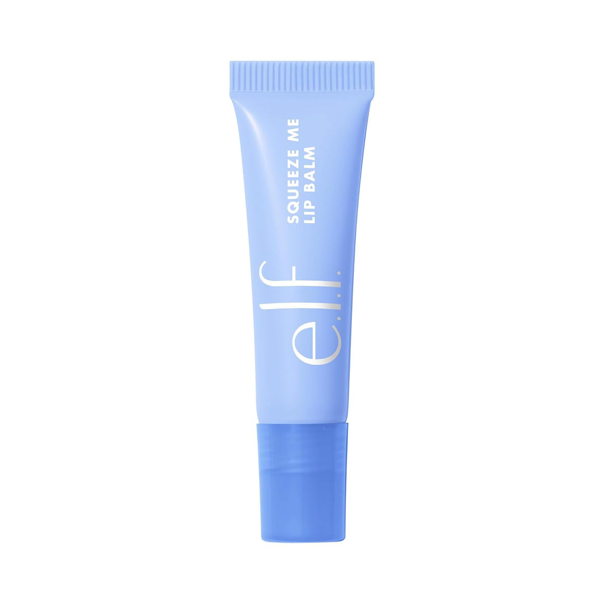 e.l.f. Squeeze Me Lip Balm. Blueberry | Moisturizing Lip Balm For A Sheer Tint Of Color. Infused With Hyaluronic Acid. Vegan & Cruelty-Free