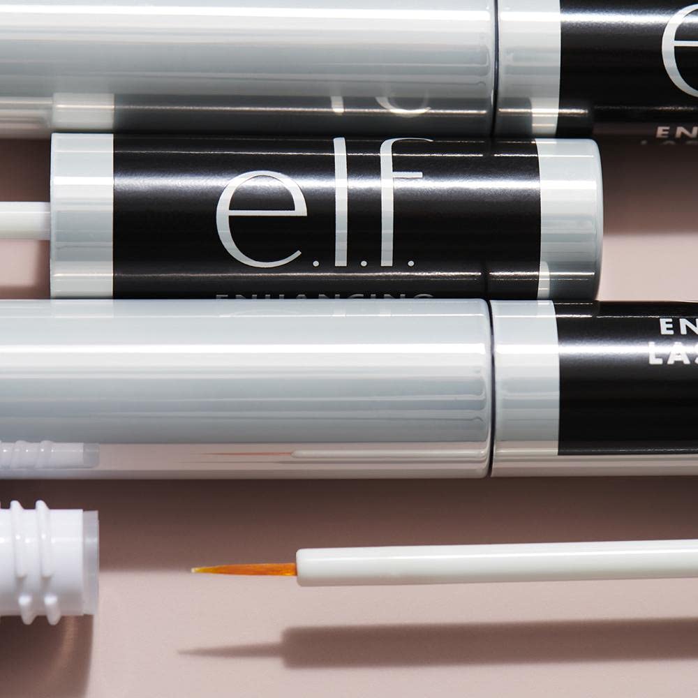 e.l.f. Enhancing Lash & Brow Serum. Promotes Longer-Looking Lashes & Brows. Nourishing & Conditioning Formula. Clear. 0.12 Fl Oz (3.5mL)