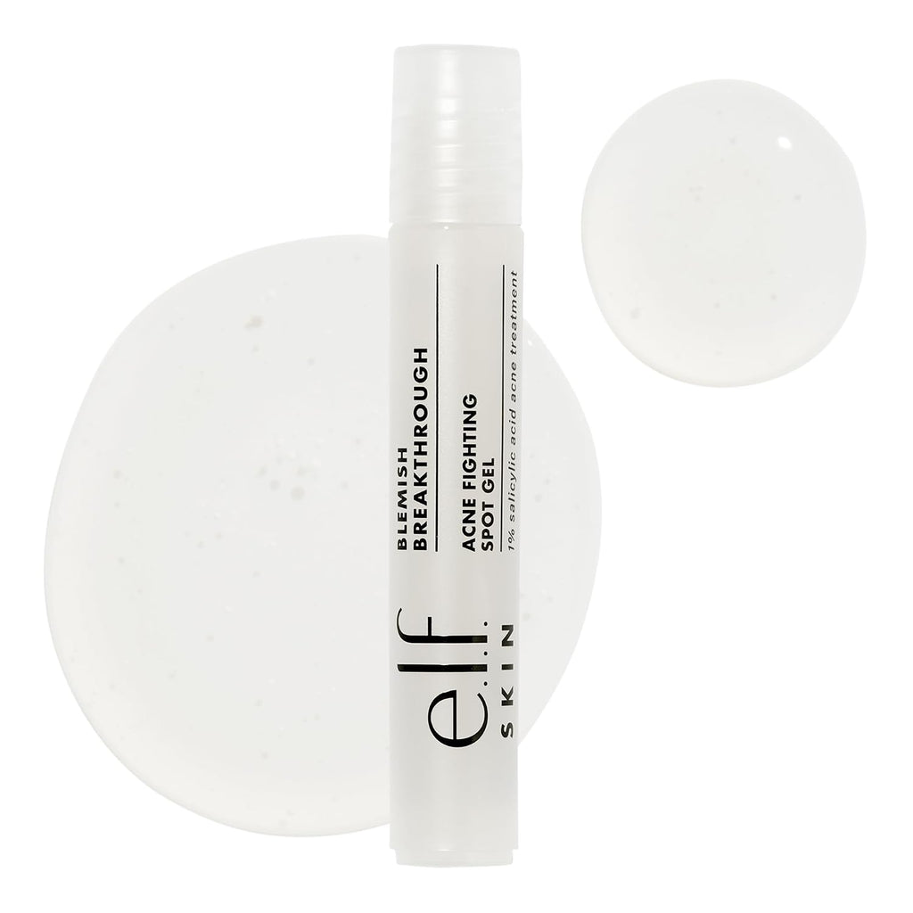 e.l.f. SKIN Blemish Breakthrough Blemish Fighting Spot Gel. Roll-on Blemish Spot Gel For Targeting & Treating Blemishes. Infused With Salicylic Acid