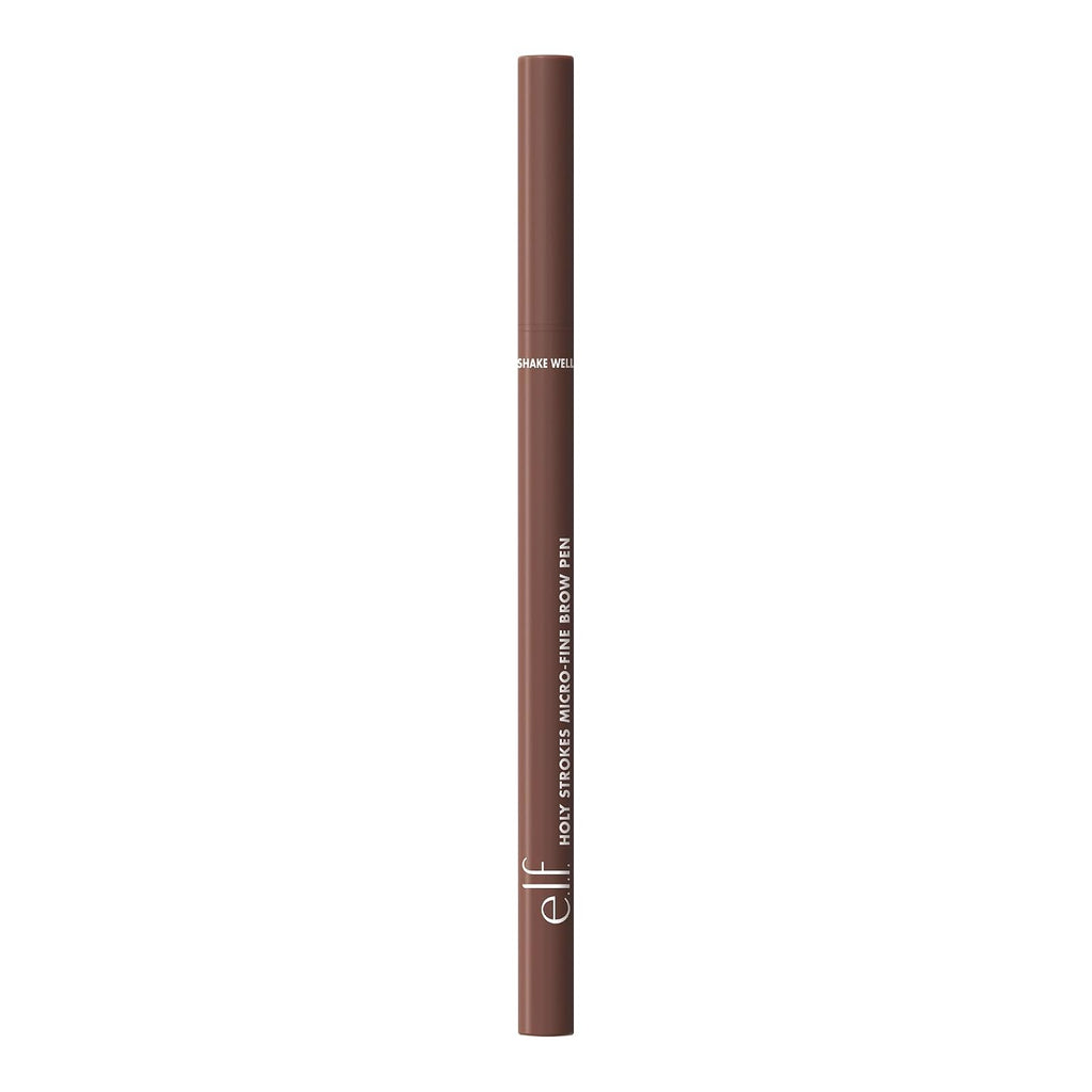 e.l.f. Holy Strokes Micro-Fine Brow Pen. Liquid Waterproof Eyebrow Makeup For Detailing & Adding Dimension. Vegan & Cruelty-Free. Soft Brown