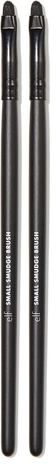 e.l.f. Small Smudge Brush for Precision Eyeshadow and Eyeliner. Synthetic