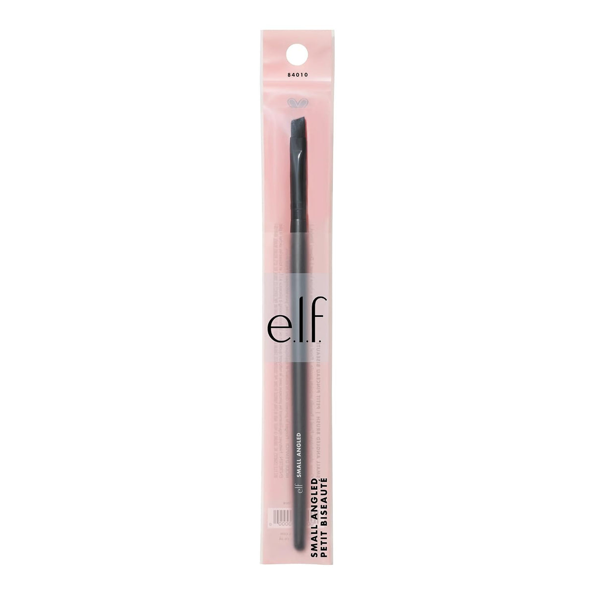 e.l.f. Small Angled Brush. Creates Even. Thin & Straight Lines. Great For Applying Lip Color. Eyebrow Color & Eyeliner. Vegan & Cruelty-Free