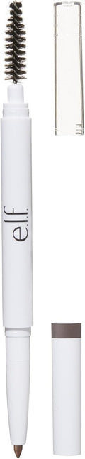 e.l.f. Instant Lift Brow Pencil. Dual-Sided. Neutral Brown | Retractable Precision-Tip Brow Pencil with Grooming Spoolie for Buildable Natural-Looking Color. Vegan & Cruelty-Free