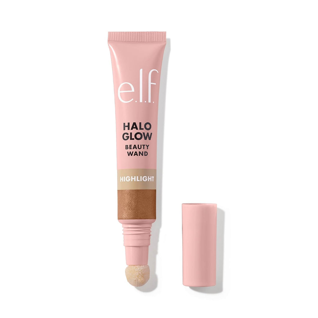 e.l.f. Halo Glow Highlight Beauty Wand. Liquid Gold | Liquid Highlighter Wand For Luminous. Glowing Skin. Buildable Formula. Vegan & Cruelty-free