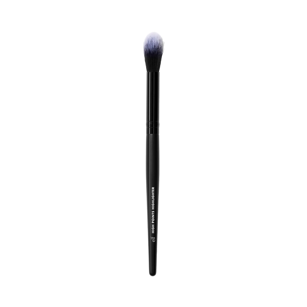 e.l.f. High Points Highlighter Brush. Soft & Tapered Face Makeup Brush For Illuminating & Creating Soft-Focus Glow. Vegan & Cruelty-Free