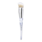 e.l.f. Precision Swirl Foundation Brush. Blends Liquid Foundation Smoothly Onto Skin. Triangular Handle For Ultimate Control. Vegan & Cruelty-Free