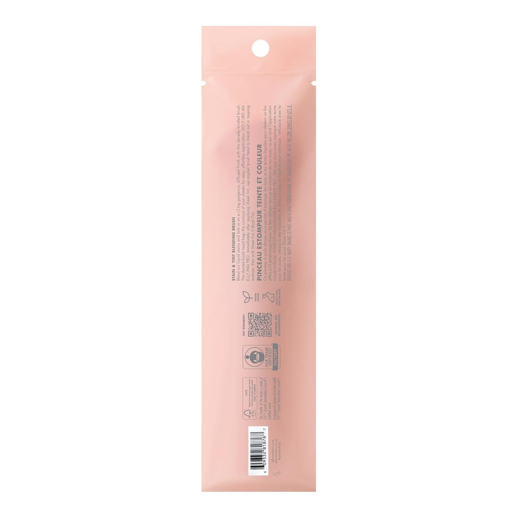 e.l.f. Stain & Tint Blending Brush. Liquid Blush Brush For Blending & Creating An Even Finish. Made With Synthetic Bristles. Vegan & Cruelty-Free