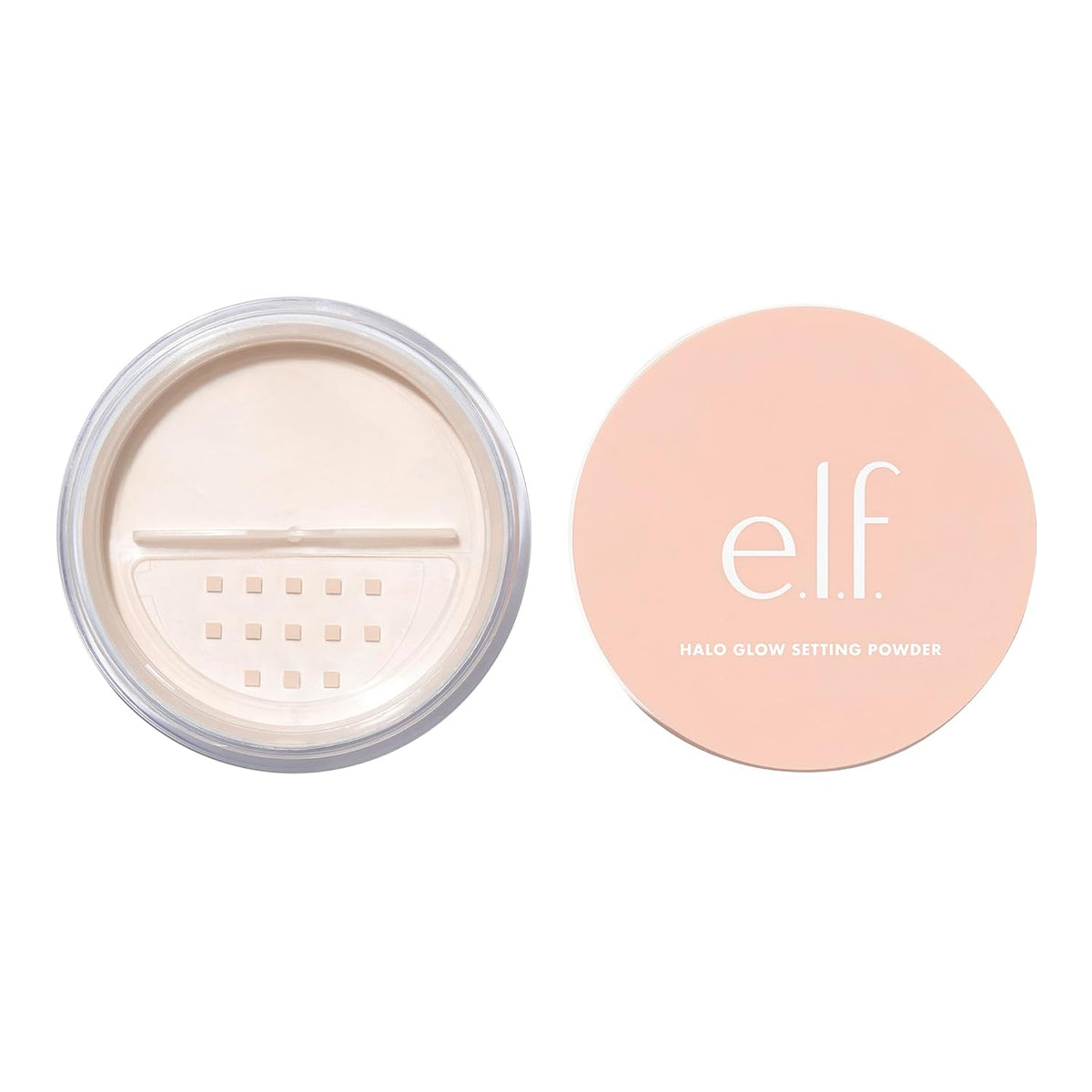 e.l.f. Halo Glow Soft Focus Setting Powder. Silky & Creates Soft Glow Without Shine. Smooths Pores & Lines. Vegan & Cruelty-Free. Light Pink