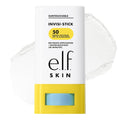 e.l.f. SKIN Suntouchable Invisi-Stick Face Sunscreen SPF 50. Clear. Lightweight with Sunflower Seed Oil. Vegan & Cruelty-Free
