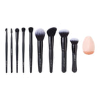 e.l.f. Ten Out Of Ten Brush Set | 10 Piece Brush Kit. Brushes For Face Makeup. Eyes. Brows & More. Made With Synthetic Bristles. Vegan & Cruelty-Free