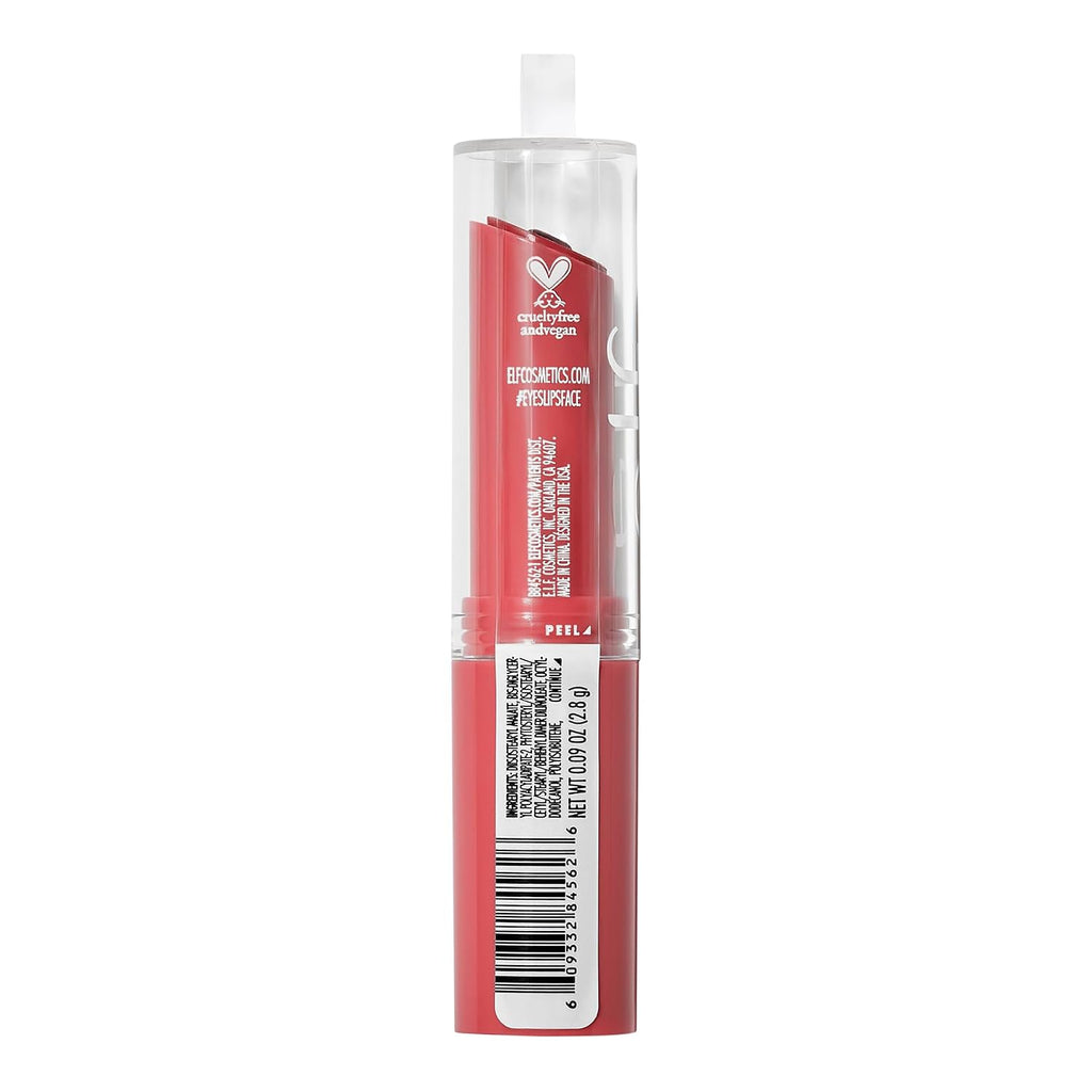 e.l.f. Hydrating Core Lip Shine with Shea Butter & Vitamin E. Tinted Lip Balm for A Smooth. Glossy Finish & Long-Lasting Moisture. Joyful Pink Rose