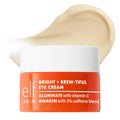 e.l.f. SKIN Bright + Brew-tiful Eye Cream. Helps Brighten Appearance Of Undereye Dark Circles & Repair Puffiness. Vegan & Cruelty-Free