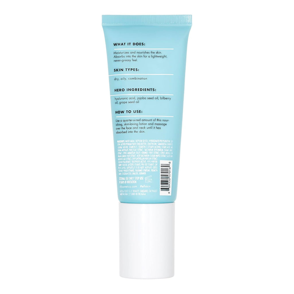 e.l.f. SKIN Holy Hydration! Daily Hydration Moisturizer. 1.7 oz | Hydrating. Lightweight Face Cream with Vitamin E & Hyaluronic Acid for a Nourishing Non-Greasy Feeling. Vegan & Cruelty-Free