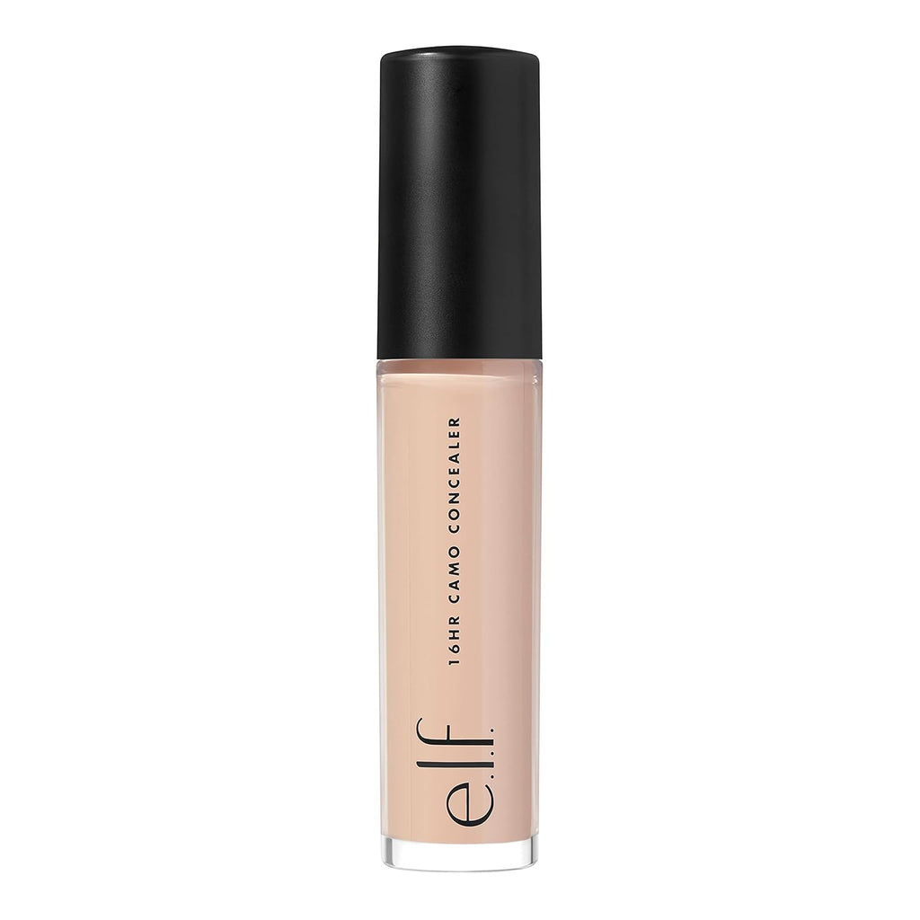 e.l.f. 16HR Camo Concealer. Full Coverage. Matte Finish Under-Eye & Blemish Corrector. Hydrating Formula. 16-Hour Crease-Resistant Wear. Medium Golden