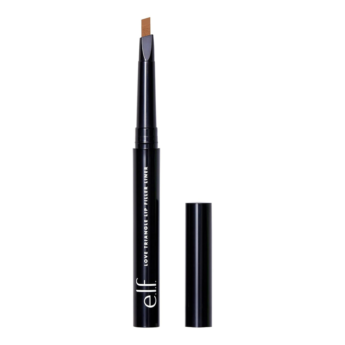 e.l.f. Love Triangle Lip Filler Liner. 2-in-1 Lipliner Pencil For Sculpting & Filling. Long-Lasting Intense Color. Vegan & Cruelty-Free. Light Brown