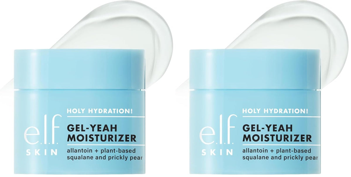 e.l.f. SKIN Holy Hydration! Gel-Yeah Moisturizer | Lightweight Moisturizer For Plump. Hydrated Skin. Infused With Squalane. Vegan & Cruelty-free