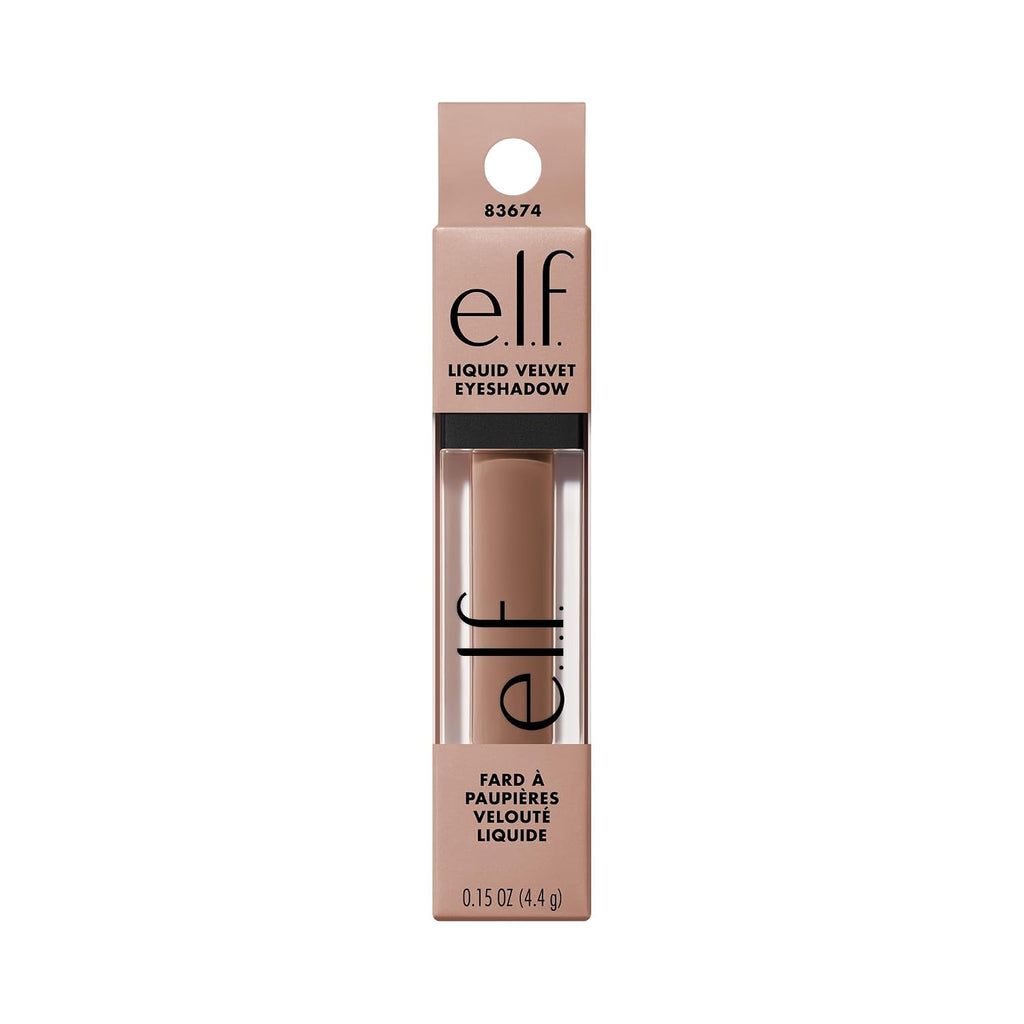 e.l.f. Liquid Matte Eyeshadow. Liquid-to-Powder. Beige & Boujee | Soft-Matte Finish. High-Pigment Color. Crease-Resistant Long-Lasting Wear. Buildable & Blendable. Vegan & Cruelty-Free