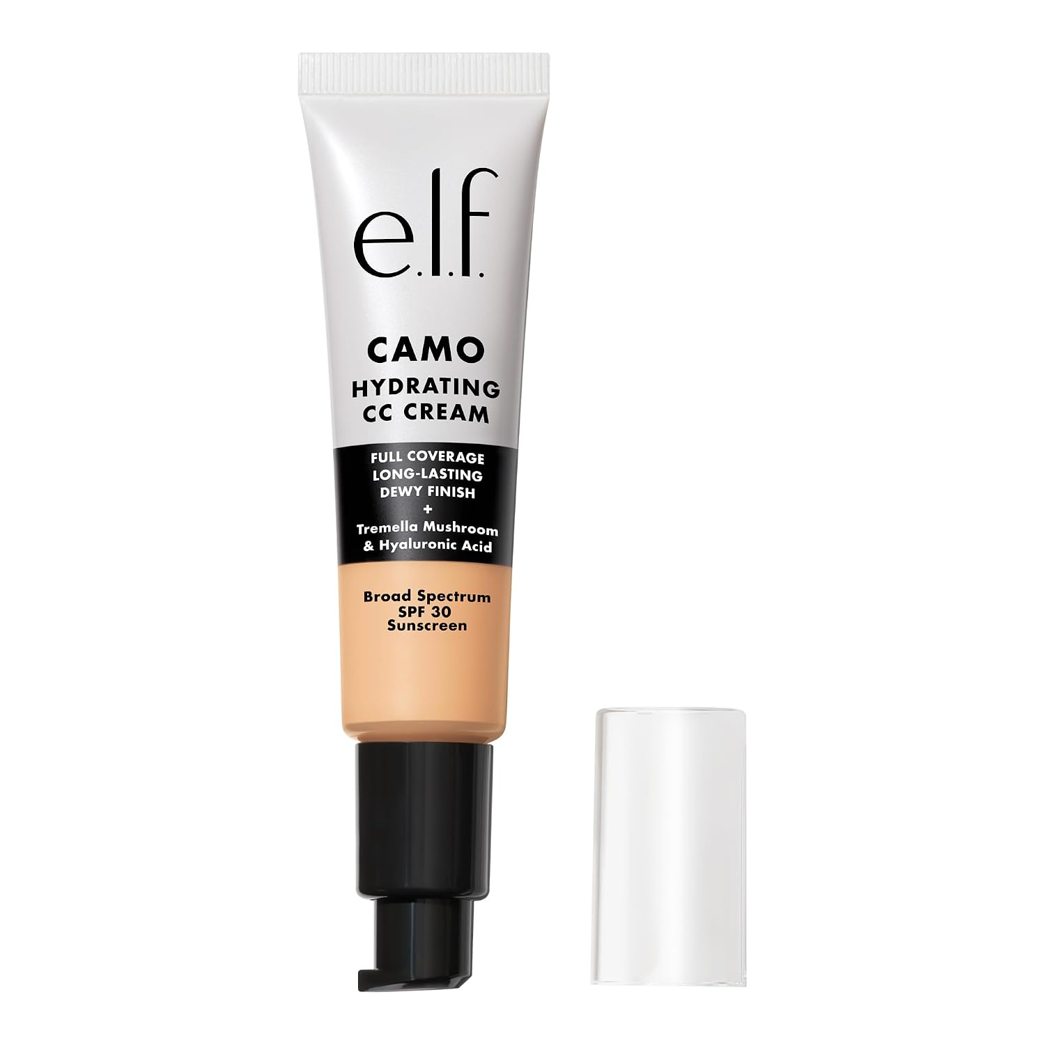 e.l.f. Hydrating Camo CC Cream. Fair 150 C | SPF 30. Color Correcting Full Coverage Foundation For A Dewy Finish. Vegan & Cruelty-Free