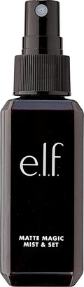 e.l.f. Matte Magic Mist & Set Makeup Setting Spray. Matte Finish & Oil Control for Lightweight Long-Lasting Wear. Vitamin B & E. 4 Fl Oz