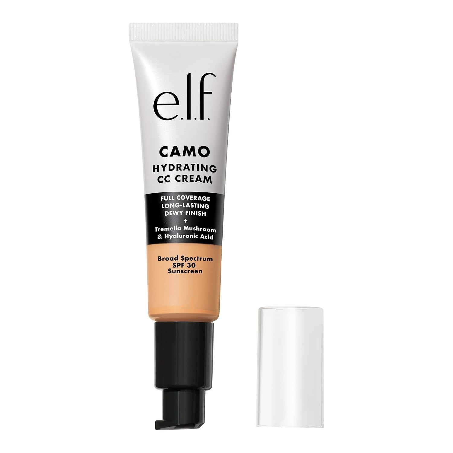 e.l.f. Hydrating Camo CC Cream. Light 210 N | SPF 30. Color Correcting Full Coverage Foundation For A Dewy Finish. Vegan & Cruelty-Free