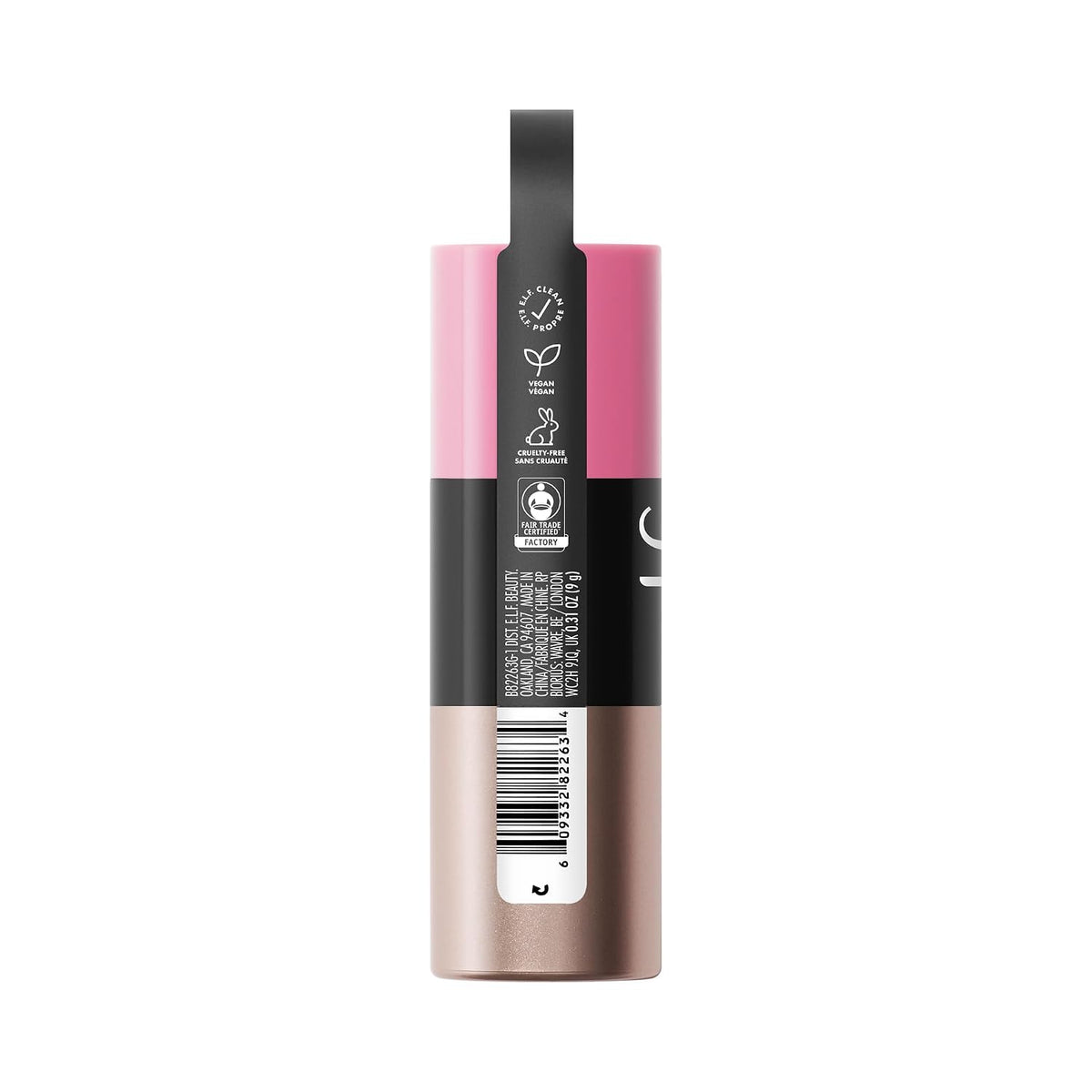 e.l.f. Soft Glam Cream Blush Stick. Buildable Natural Flush. Pink On It | Creamy Blendable Texture. Soft Satin Finish. Lightweight Buildable Color. Easy On-the-Go Application. Vegan & Cruelty-Free
