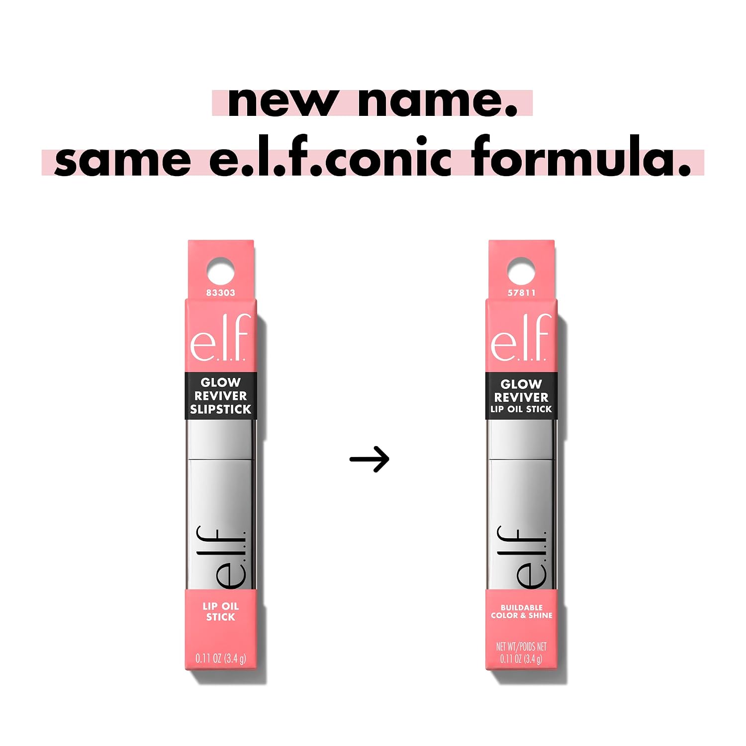 e.l.f. Glow Reviver Lip Oil Stick. Pink-Me Energy | Tinted. Non-Sticky & Hydrating For A Soft-Shine Finish. Vegan & Cruelty-Free
