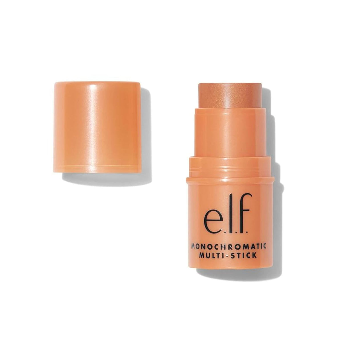 e.l.f. Monochromatic Multi Stick. Cream-to-Powder. Bronzed Cherry | Creamy & Blendable for Eyes. Lips & Cheeks. Adds Shimmer. Lightweight Buildable Finish. Travel-Friendly. Vegan & Cruelty-Free