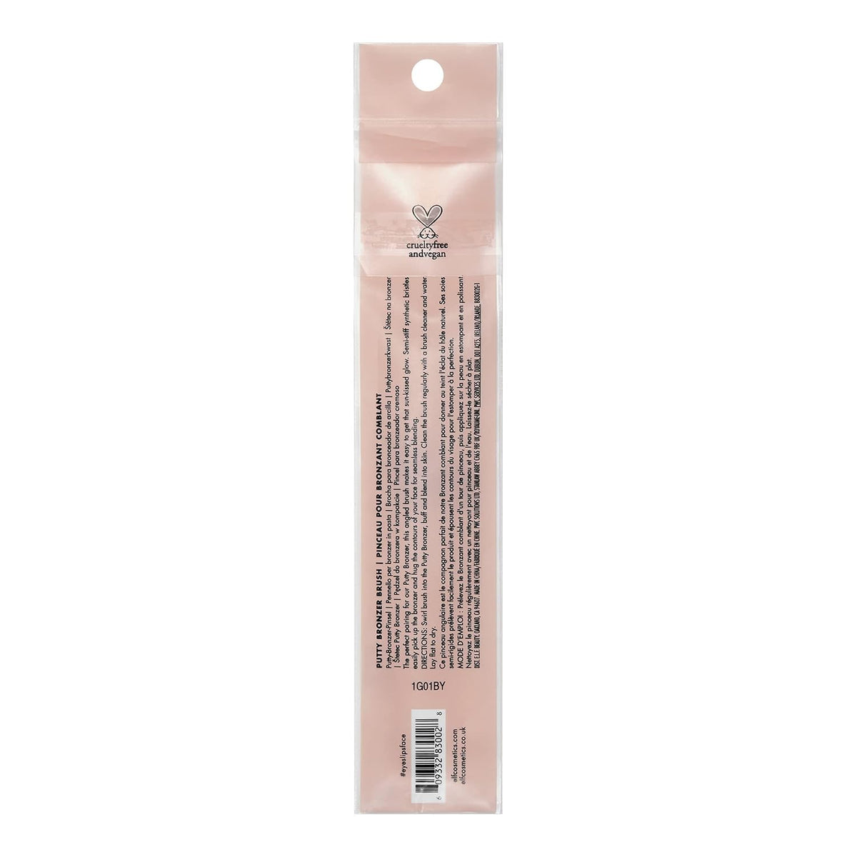 e.l.f. Putty Bronzer Brush. Angled Makeup Brush For Contour & Highlight. Made For The e.l.f. Putty Bronzer. Flawless Sanitary Application