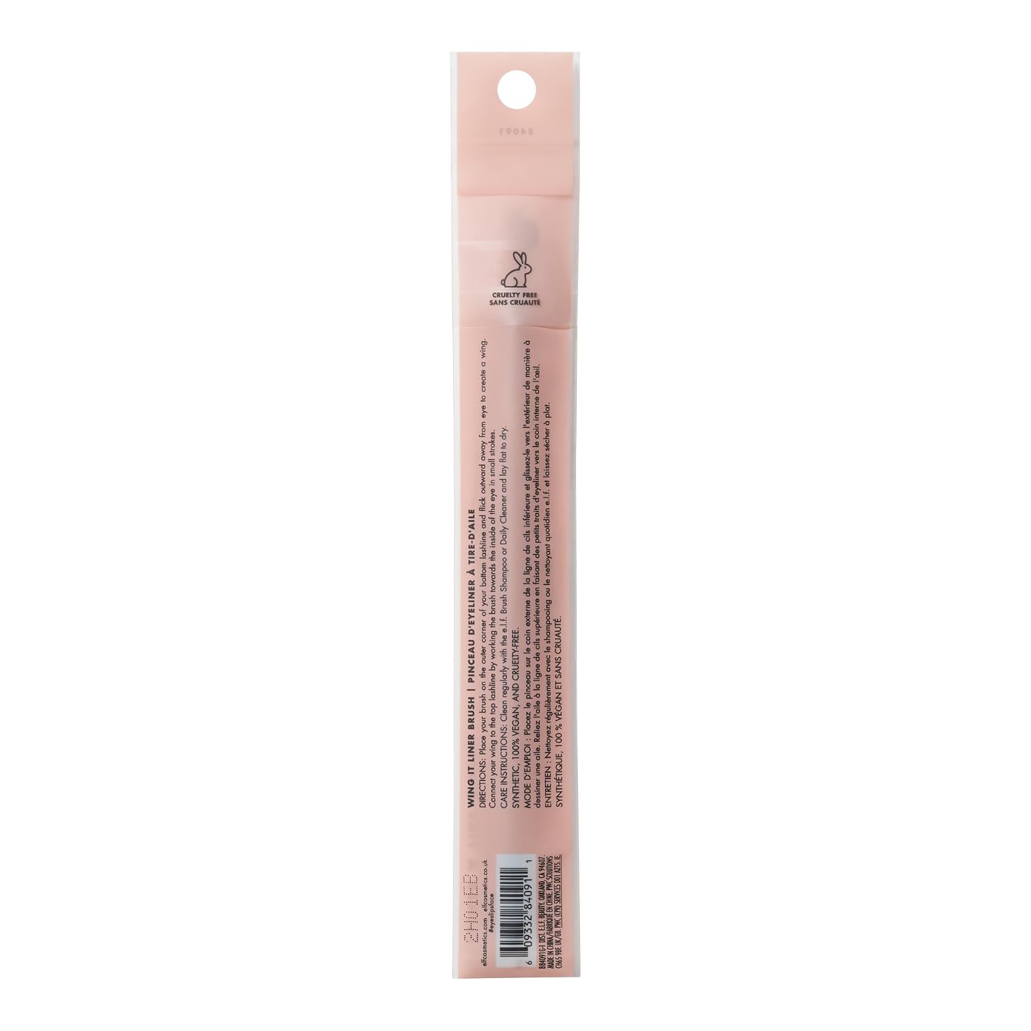 e.l.f. Wing It Liner Brush. Curved Eyeliner Brush For Creating a Precise Winged Look. Made With Synthetic Bristles. Vegan & Cruelty-Free