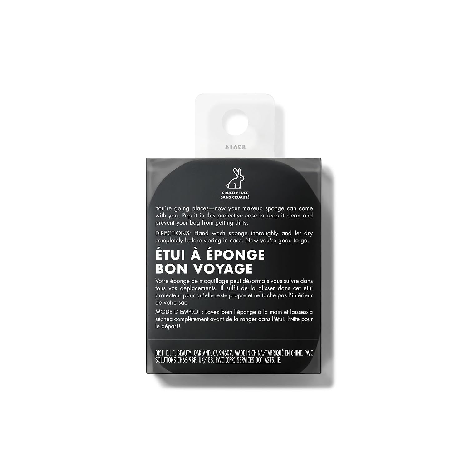 e.l.f. Safe Travels Sponge Case | On-The-Go. Breathable Beauty Sponge Protection From Dirt & Grime. Durable Silicon Holder. Vegan & Cruelty-Free