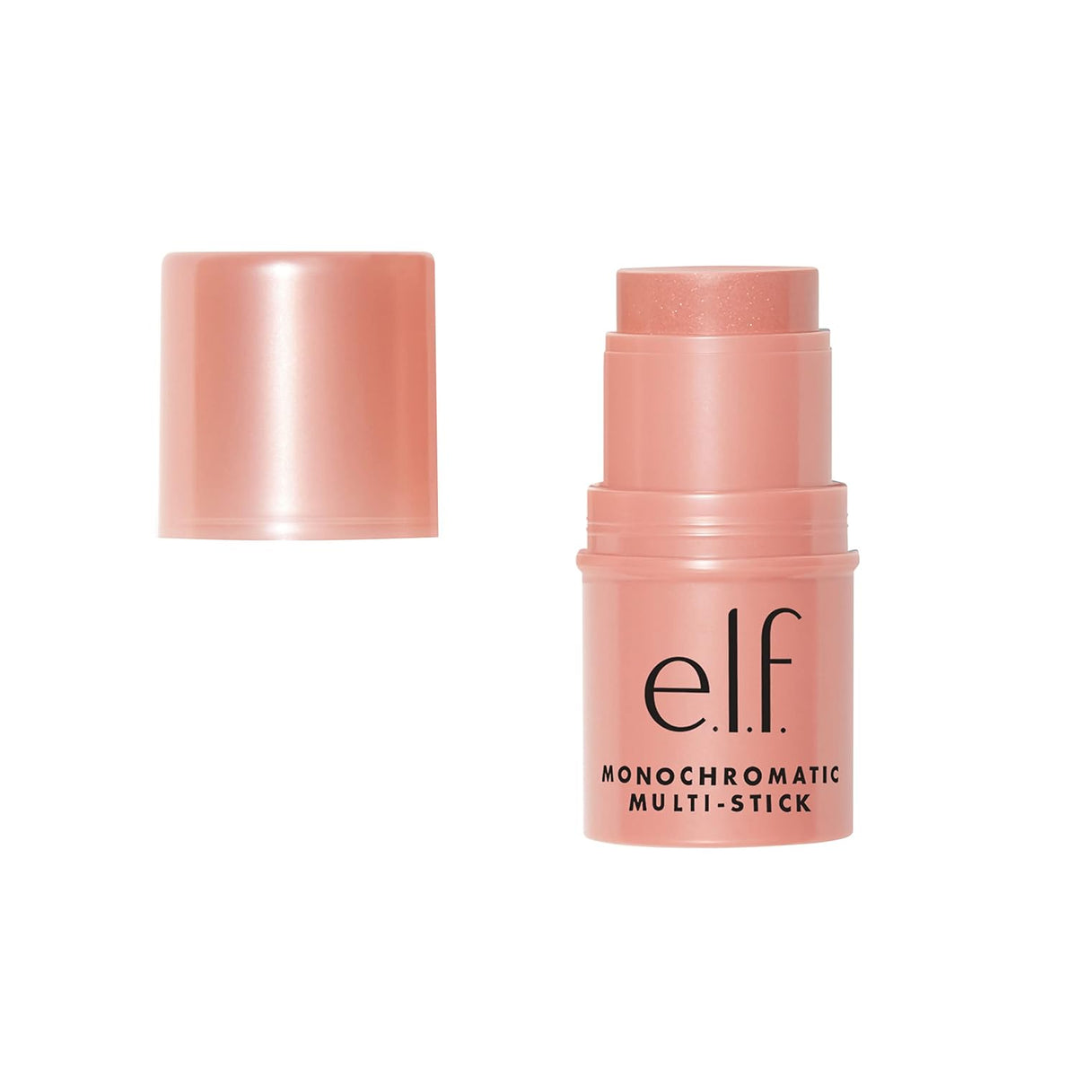 e.l.f. Monochromatic Multi Stick. Cream-to-Powder. Bronzed Cherry | Creamy & Blendable for Eyes. Lips & Cheeks. Adds Shimmer. Lightweight Buildable Finish. Travel-Friendly. Vegan & Cruelty-Free