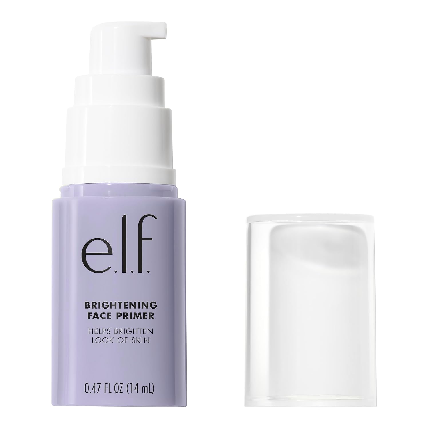 e.l.f. Brightening Lavender Face Primer. Face Makeup Primer For Neutralizing Uneven Skin Tones & Brightening Complexion. Vegan & Cruelty-free